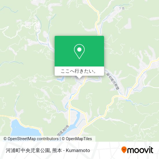 河浦町中央児童公園地図