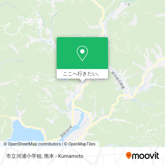 市立河浦小学校地図