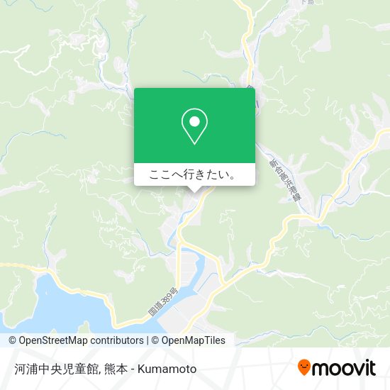 河浦中央児童館地図