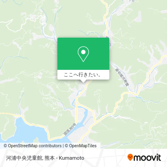 河浦中央児童館地図