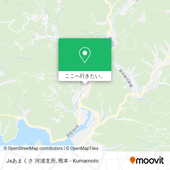 Jaあまくさ 河浦支所地図