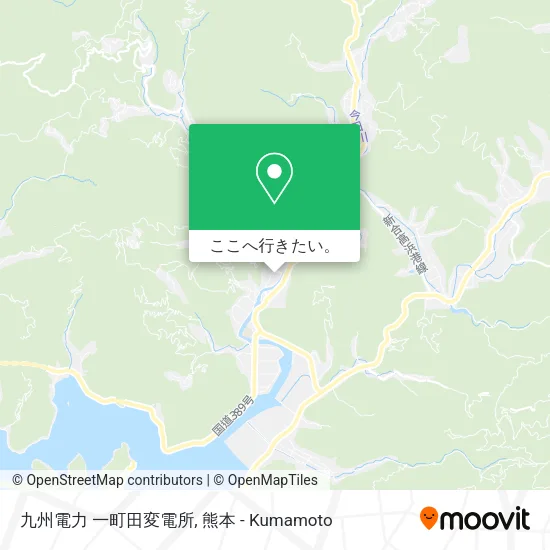 九州電力 一町田変電所地図