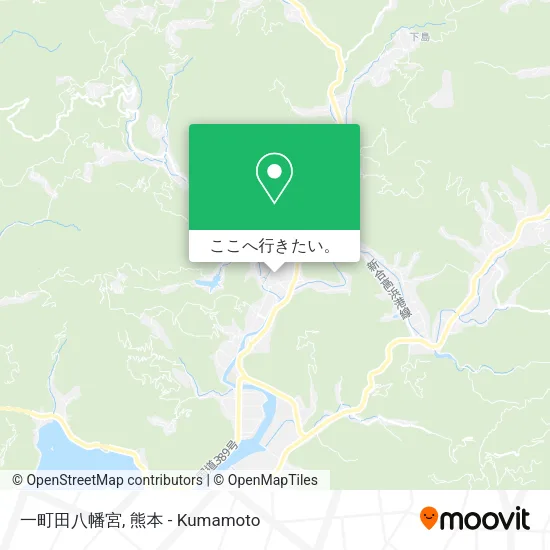 一町田八幡宮地図