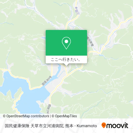 国民健康保険 天草市立河浦病院地図