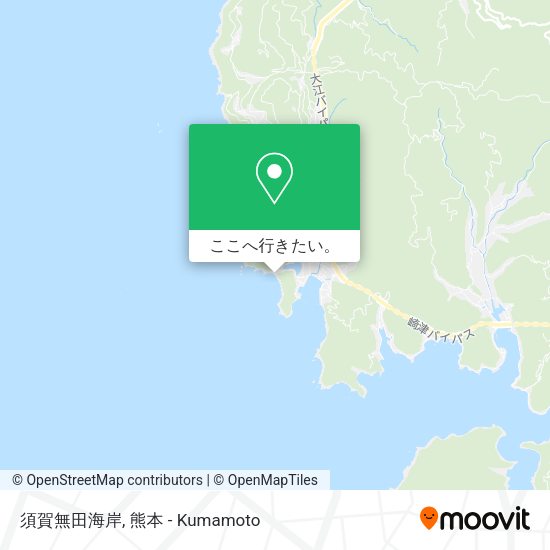 須賀無田海岸地図