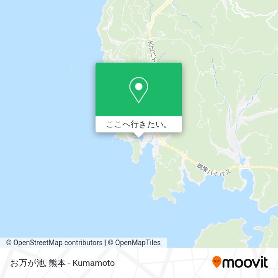 お万が池地図