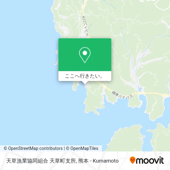 天草漁業協同組合 天草町支所地図