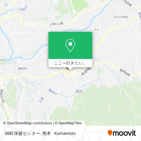 錦町保健センター地図