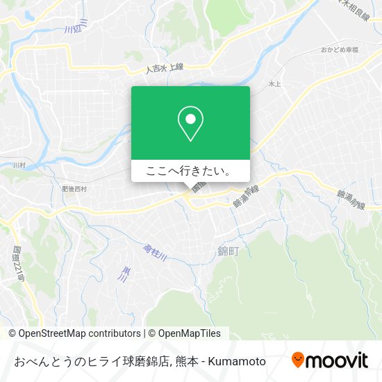おべんとうのヒライ球磨錦店地図