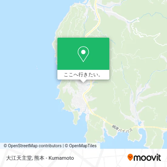 大江天主堂地図