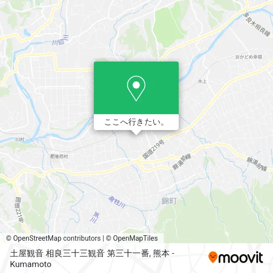 土屋観音 相良三十三観音 第三十一番地図