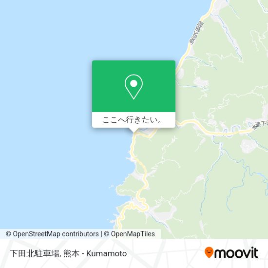 下田北駐車場地図