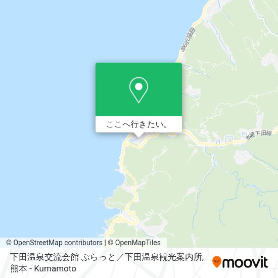 下田温泉交流会館 ぷらっと／下田温泉観光案内所地図