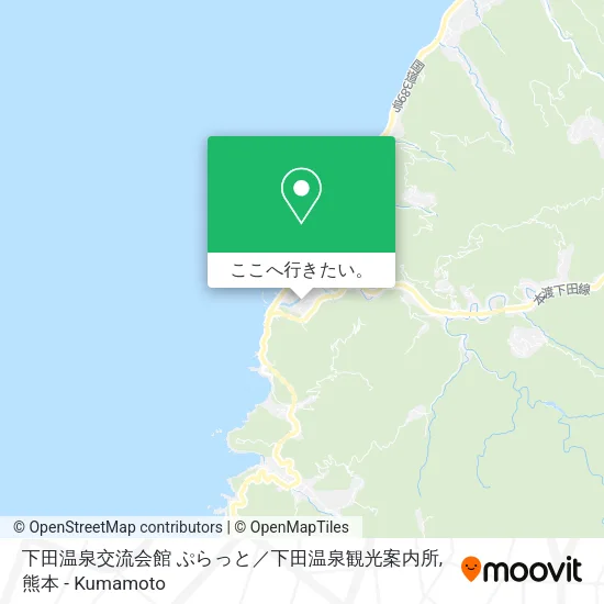下田温泉交流会館 ぷらっと／下田温泉観光案内所地図