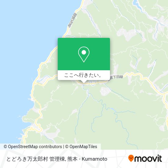 とどろき万太郎村 管理棟地図
