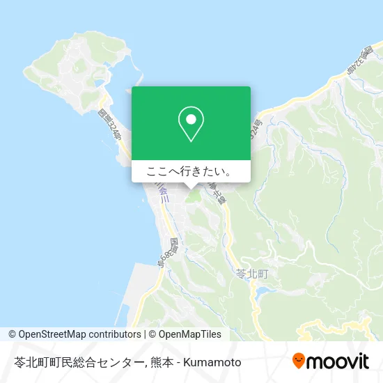 苓北町町民総合センター地図