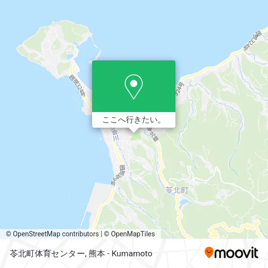 苓北町体育センター地図