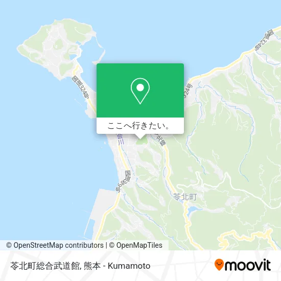 苓北町総合武道館地図