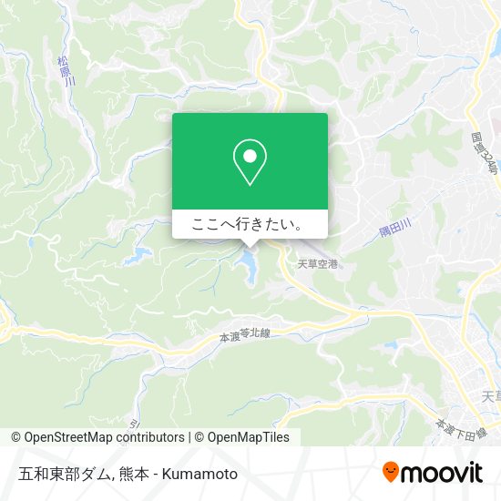 五和東部ダム地図