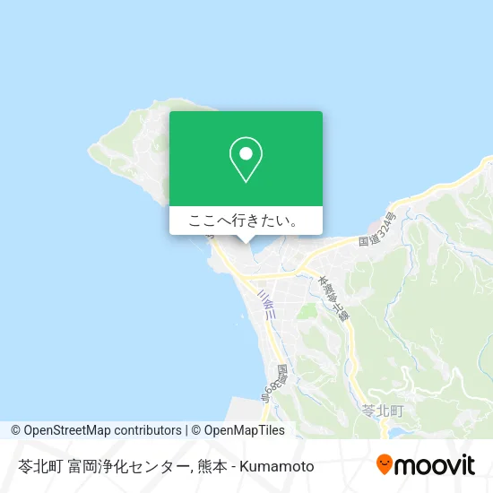 苓北町 富岡浄化センター地図