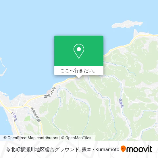苓北町坂瀬川地区総合グラウンド地図