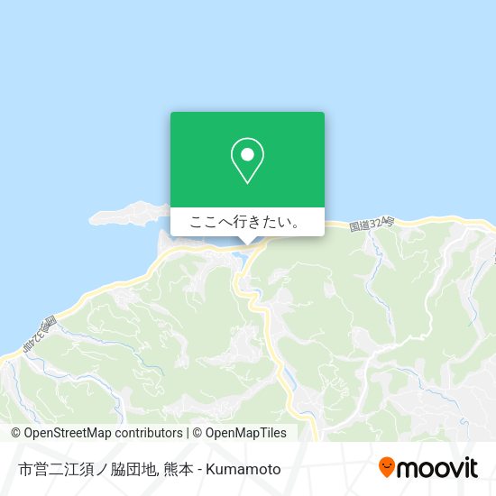 市営二江須ノ脇団地地図