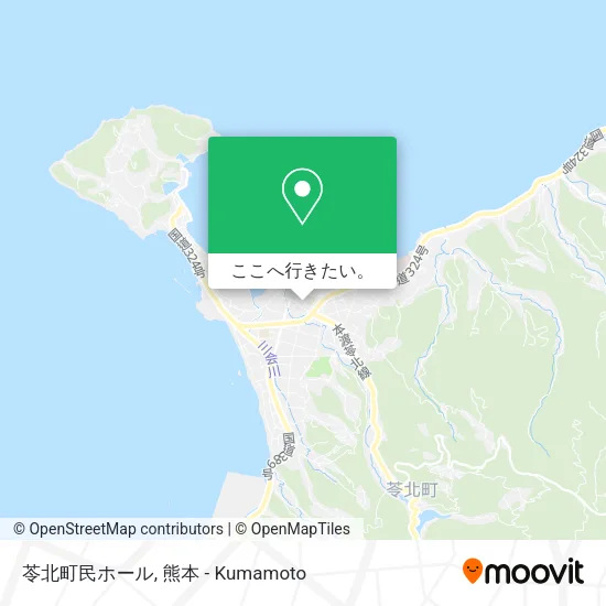 苓北町民ホール地図
