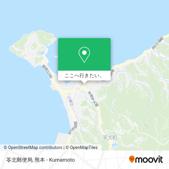 苓北郵便局地図