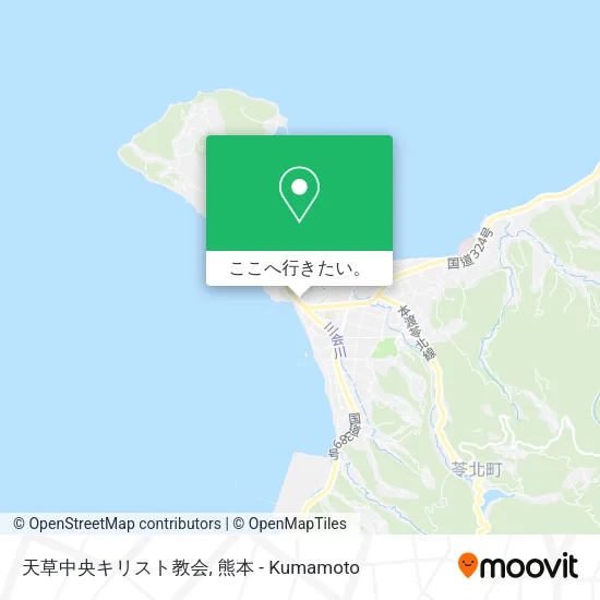 天草中央キリスト教会地図