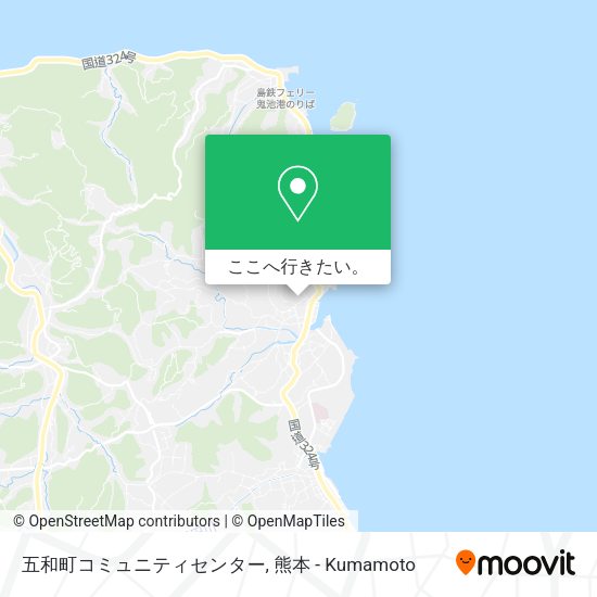 五和町コミュニティセンター地図
