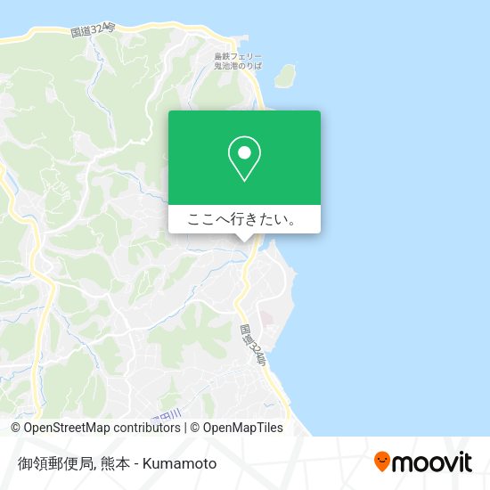 御領郵便局地図