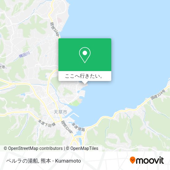 ペルラの湯船地図