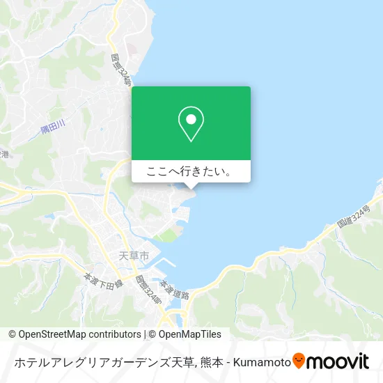 ホテルアレグリアガーデンズ天草地図