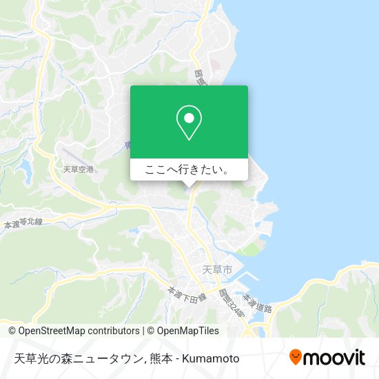 天草光の森ニュータウン地図