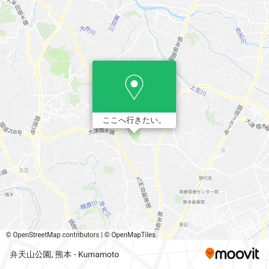 弁天山公園地図