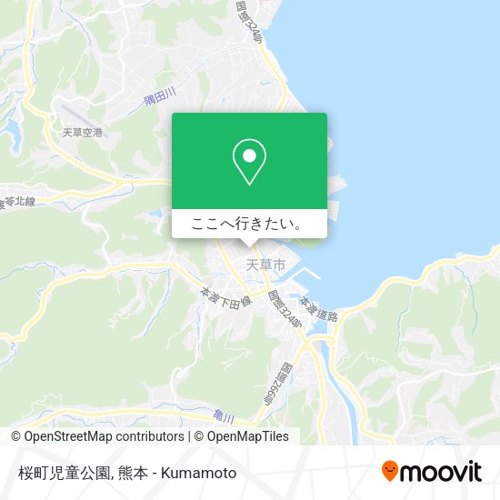 桜町児童公園地図