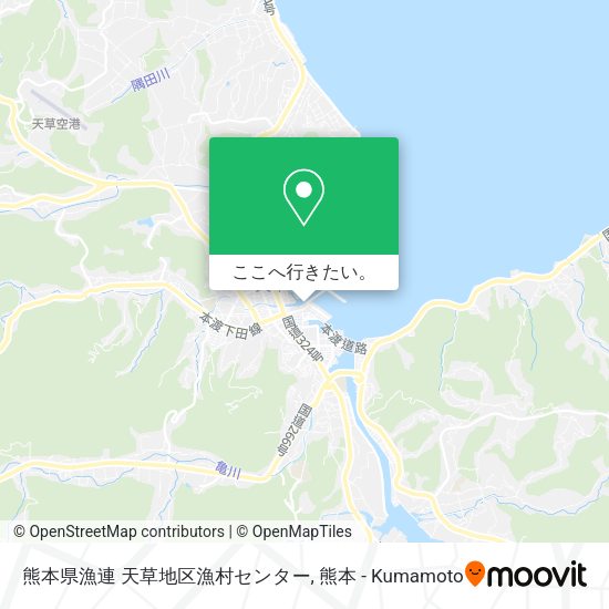 熊本県漁連 天草地区漁村センター地図