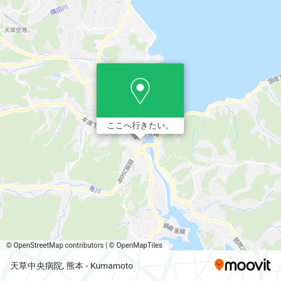 天草中央病院地図