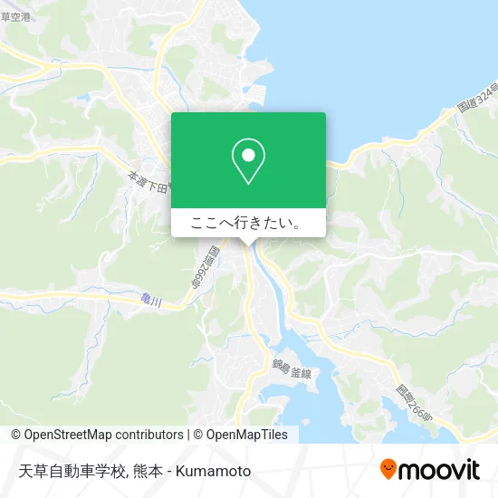 天草自動車学校地図