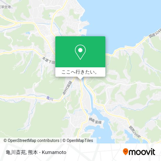 亀川斎苑地図