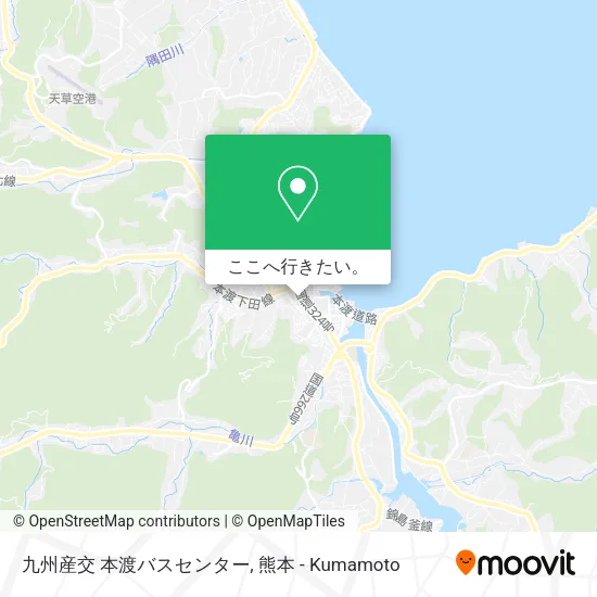 九州産交 本渡バスセンター地図
