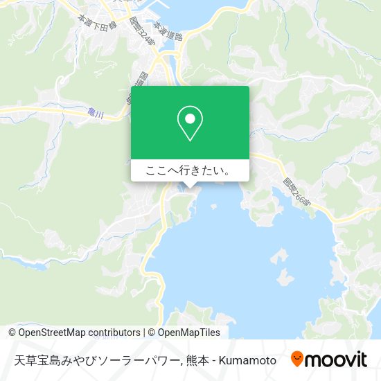 天草宝島みやびソーラーパワー地図