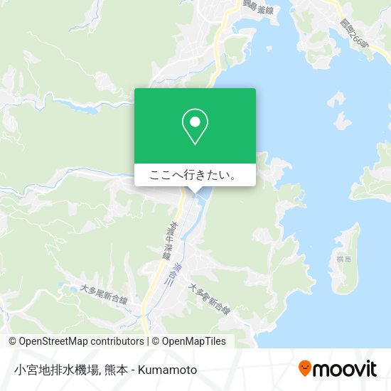小宮地排水機場地図
