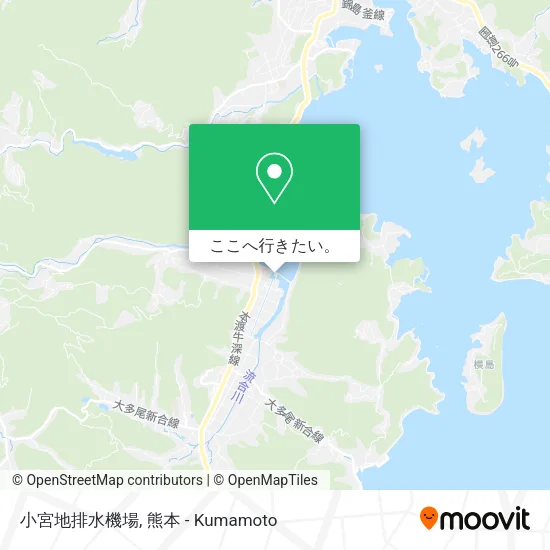 小宮地排水機場地図