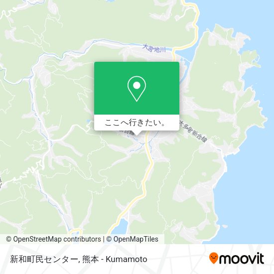 新和町民センター地図