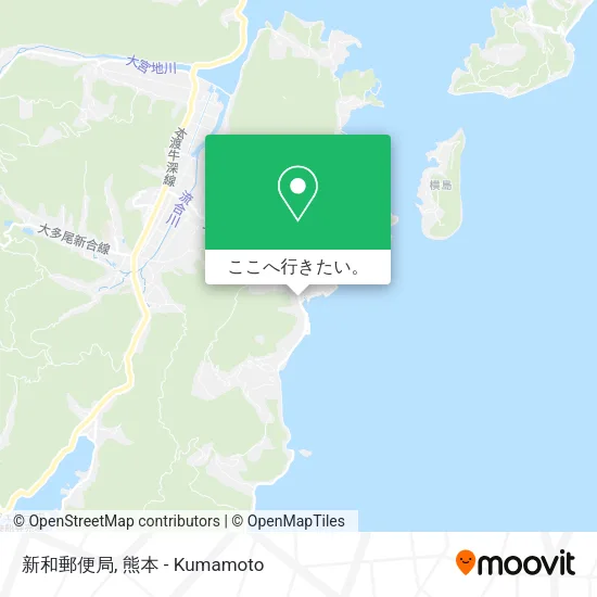 新和郵便局地図