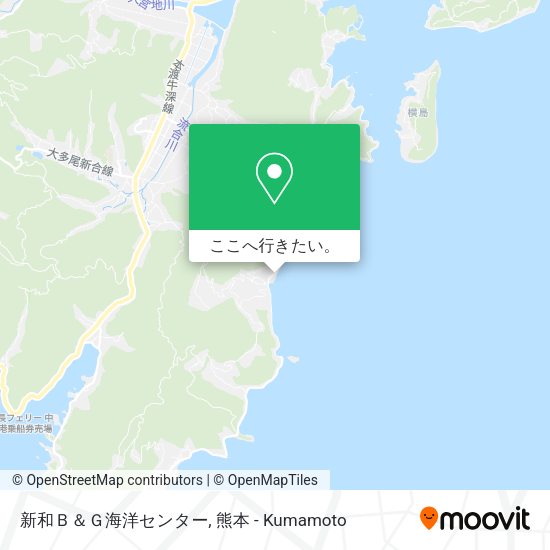 新和Ｂ＆Ｇ海洋センター地図
