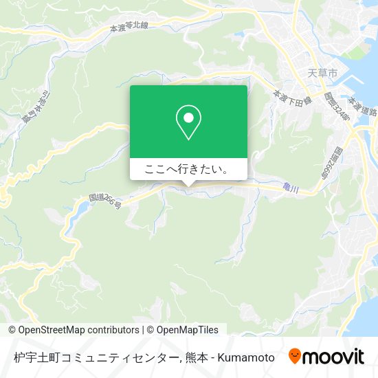 枦宇土町コミュニティセンター地図