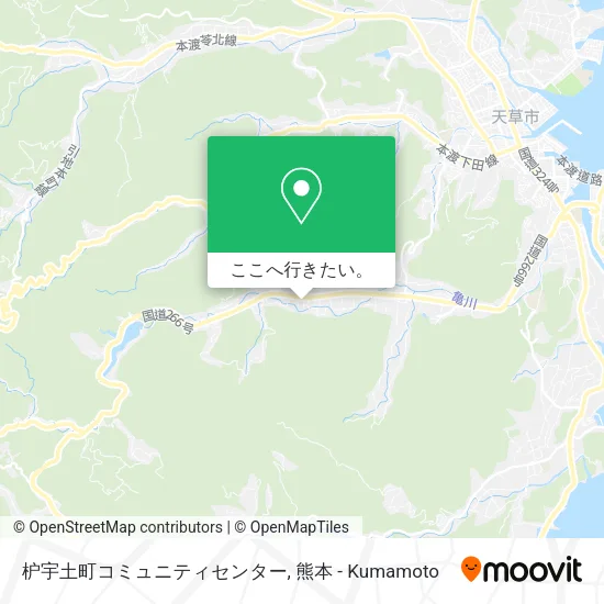 枦宇土町コミュニティセンター地図
