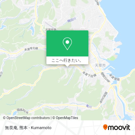 無畏庵地図